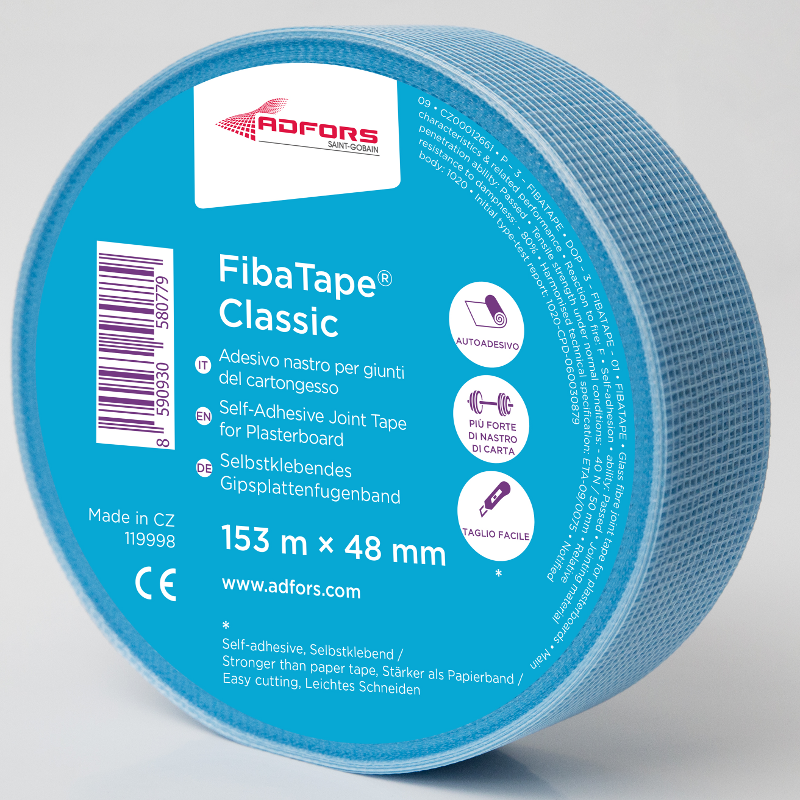  Bande gyproc  fibatape bleu 90 48mm Materis